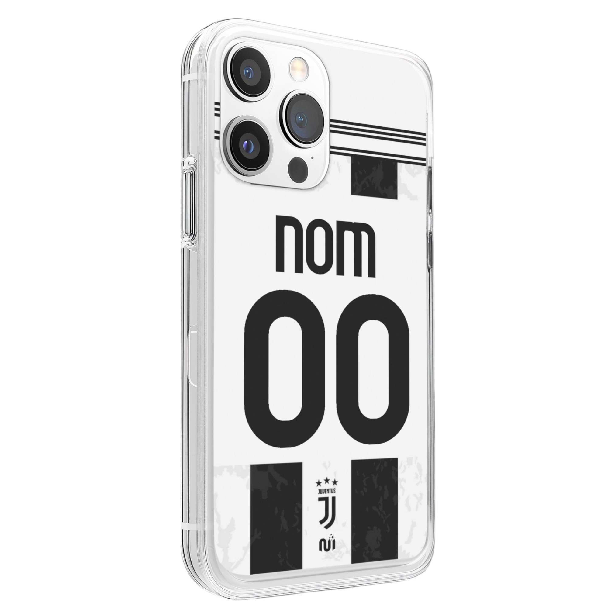 Coque Téléphone Maillot Juventus Domicile 2024-2025 – Personnalisable