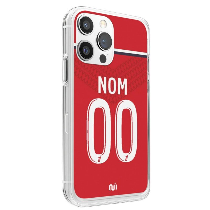 Coque de foot Lille domicile 2024-2025 personnalisable – Supportez le LOSC avec style