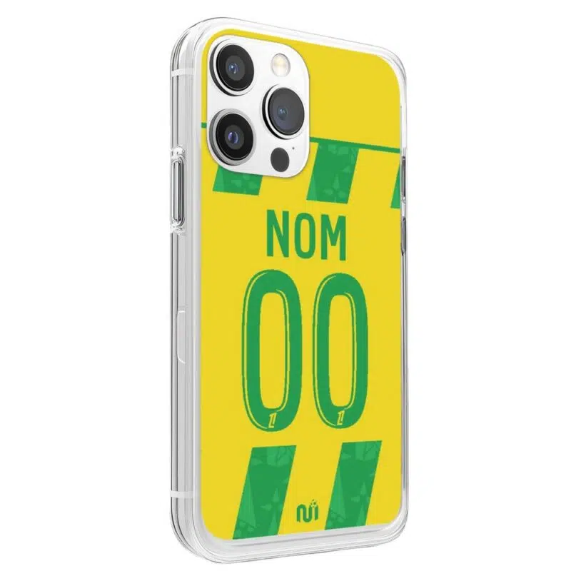 Coque de foot Nantes domicile 2024-2025 personnalisable