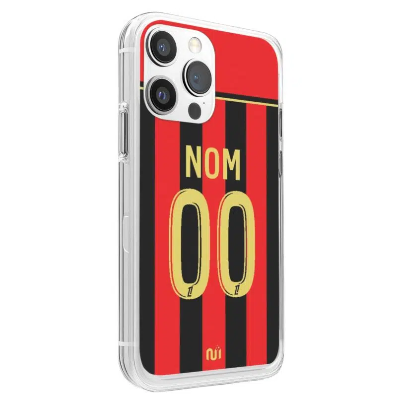 Coque de foot Nice domicile 2024-2025 personnalisable