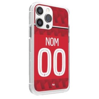 Coque de téléphone LOSC Lille domicile 2025-2026 personnalisée avec nom et numéro en silicone