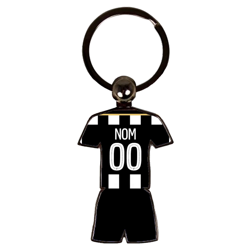 Porte-clés maillot Angers domicile 2024 2025 personnalisable avec nom et numéro