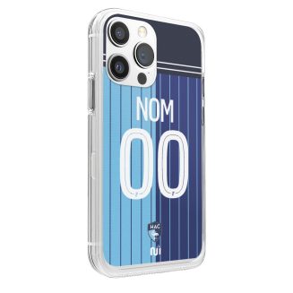 Coque de téléphone Le Havre AC domicile 2025-2026 personnalisée avec nom et numéro en silicone