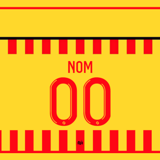 Plaque de Rue Lens 2025/2026 – Maillot Domicile