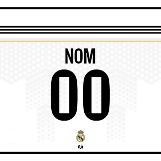 Plaque de Rue Real Madrid 2025/2026 – Maillot Domicile
