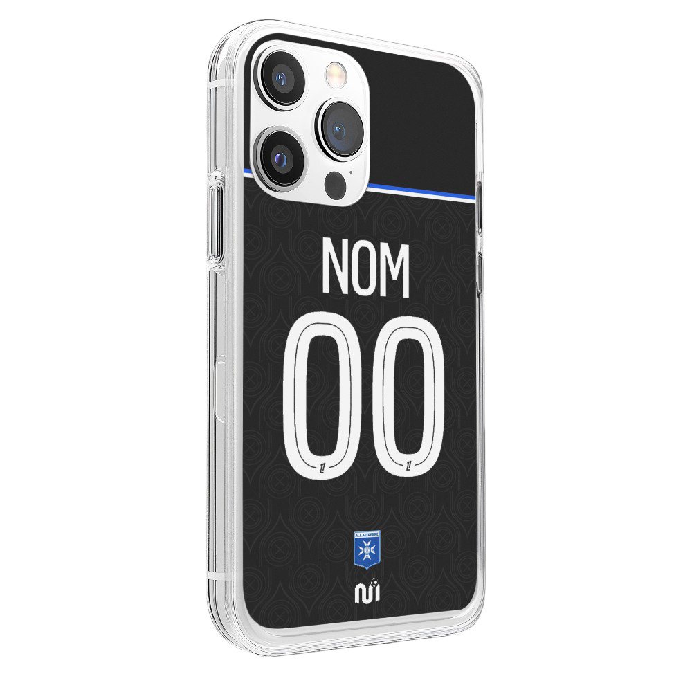 Coque de foot Auxerre extérieur 2025-2026 personnalisable