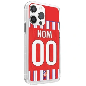 Coque Foot Atlético Madrid domicile 24-25 Personnalisable (Prénom/Nom) - iPhone & Samsung