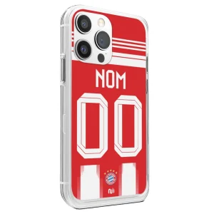 Coque Foot Bayern Munich Domicile 25-26 Personnalisable (Prénom/Nom) - iPhone & Samsung