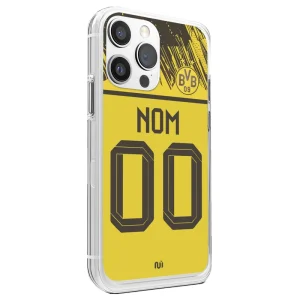 Coque Foot Borussia Dortmund Domicile 25-26 Personnalisable (Prénom/Nom) - iPhone & Samsung
