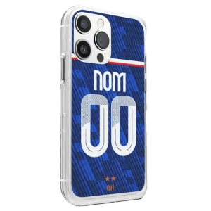 Coque Foot France Domicile 2026 Personnalisable (Prénom/Nom) - iPhone & Samsung