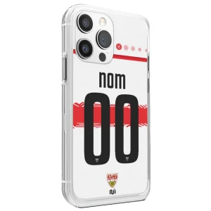 Coque Foot VfB Stuttgart Domicile 25-26 Personnalisable (Prénom/Nom) - iPhone & Samsung