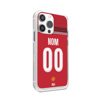 Coque de téléphone Football – Maillot Manchester United Domicile 2025‑2026 – Personnalisable