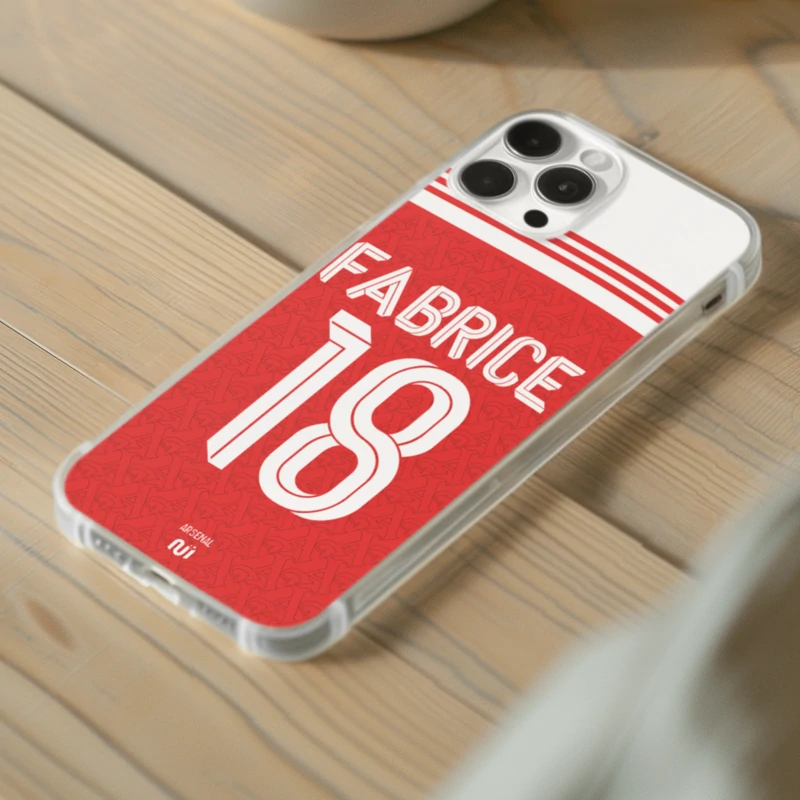 Coque Foot Arsenal Domicile 25-26 Personnalisable (Prénom/Nom) - iPhone & Samsung – Image 2