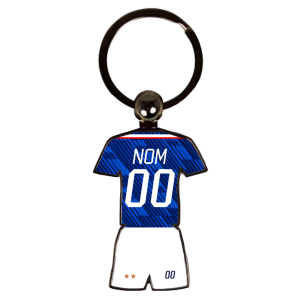 Porte-clés Maillot France Domicile 2026 - Cadeau Foot Personnalisable