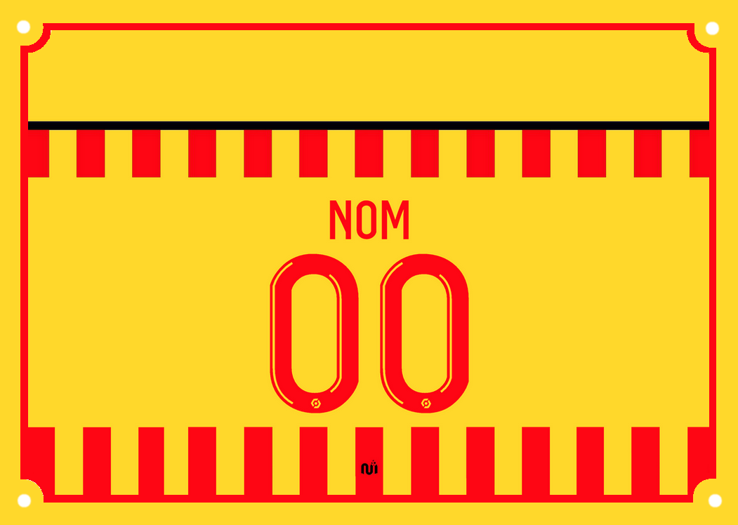 Plaque de Rue Lens 2025/2026 – Maillot Domicile