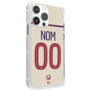 Coque de foot Lille extérieur 2025-2026 personnalisable
