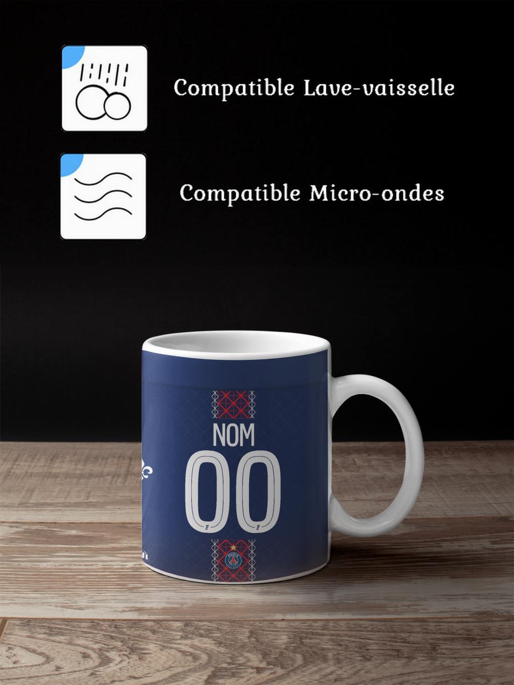 Mug Paris - Domicile 2025 2026 – Image 2