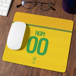 Tapis de souris football nantes personnalisable domicile 2026-2027