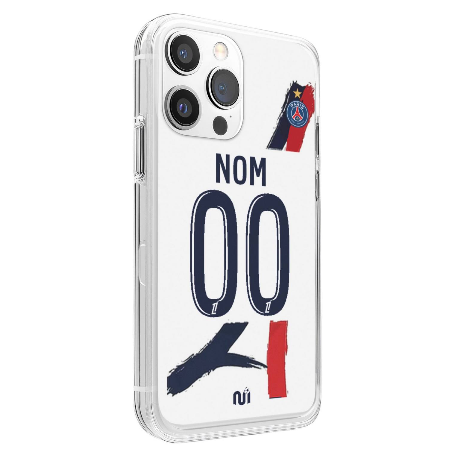 Coque de foot Paris extérieur 2024-2025 personnalisable