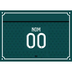 Plaque de rue Lens 2025 2026 maillot extérieur en métal