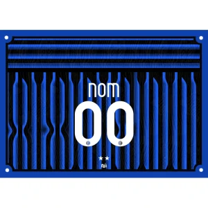 Plaque de rue Inter Milan personnalisable