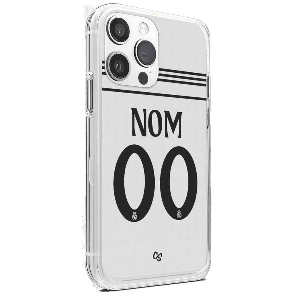 Coque de foot Réal Madrid domicile 2024-2025 personnalisable