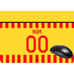 Tapis de souris Lens maillot domicile 2024 2025 personnalisable