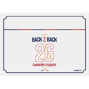 Plaque de rue Paris Budapest 2026 blanc maillot extérieur Back 2 Back