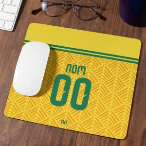Tapis de souris football afrique personnalisable coupe du monde 2026 domicile